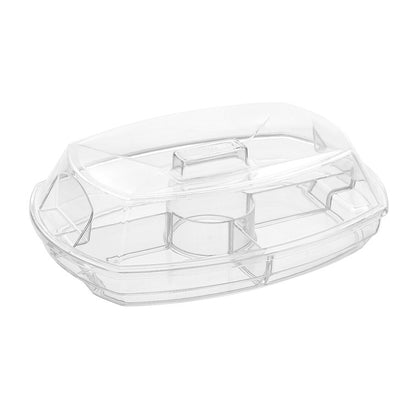 L&L Crystal Chilled Serving Platter