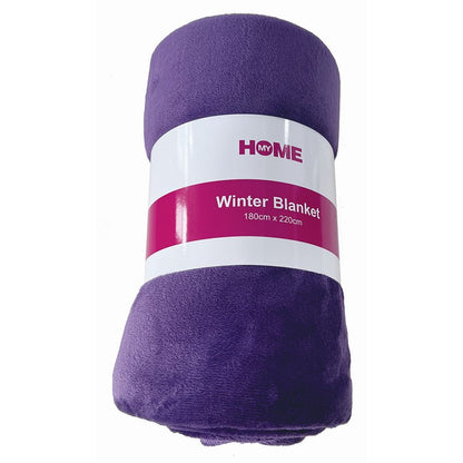 Home Essential Winter Blanket, Asstd Colours