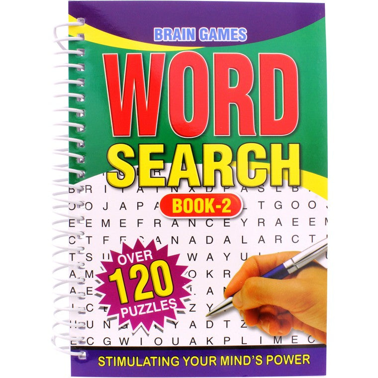 Book Word Search Spiral Puzzle Book A5