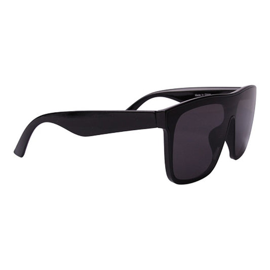 Plastic Shield Sunglasses, Black