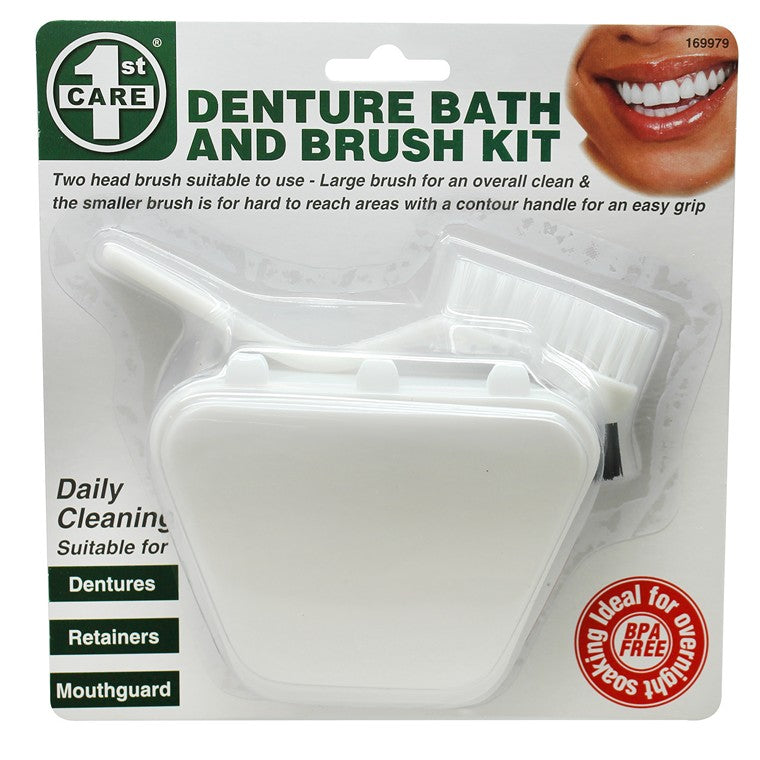 Denture Bath & Brush Kit