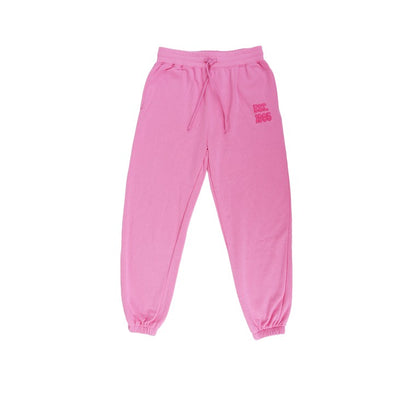 Oversized Track Pants, Pink, Size M