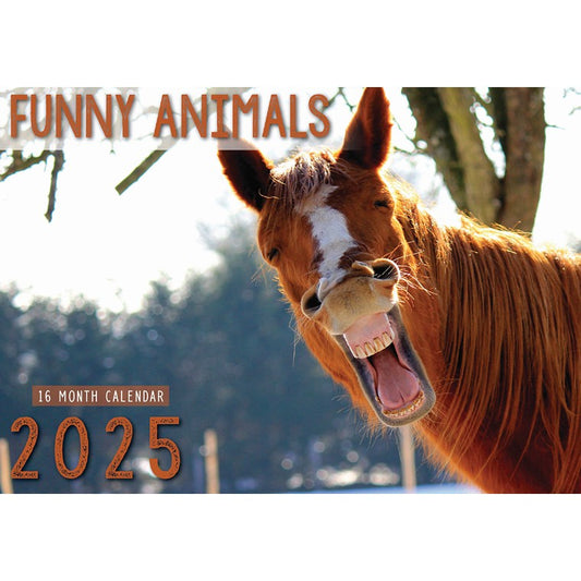 Funny Animals 2025 Calendar