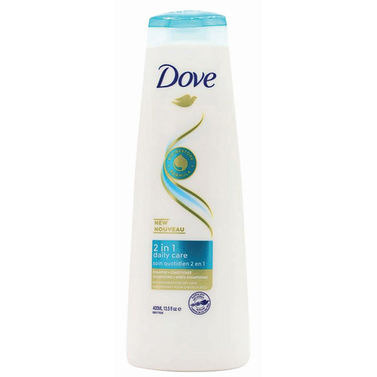 Dove 2 in 1 Daily Care Shampoo & Conditioner, 400ml