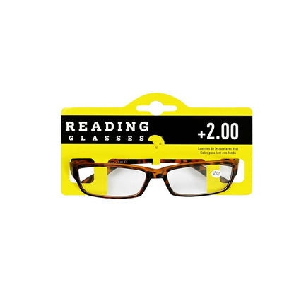 Reading Glasses Matt Frame  +2.00, 4 Asstd Colours