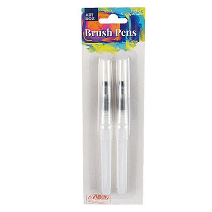 Brush Pen, 2pk, 14mm Clear