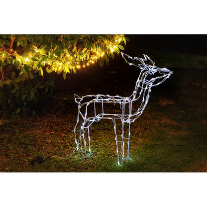 LED Standing Reindeer, 2 Asstd, 84cm