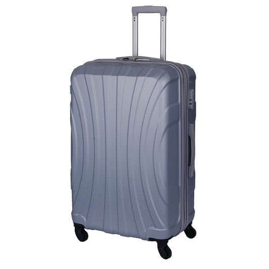 Silver Swirl Expandable Trolley Luggage, Medium