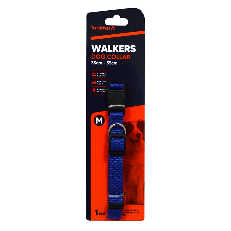 Walkers Dog Collar, Asstd, Medium