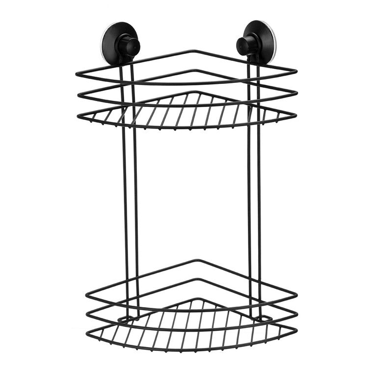 Wire Suction Two Tier Corner Caddy