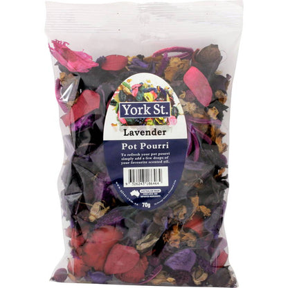 York St Pot Pourri, Scented, 70gm