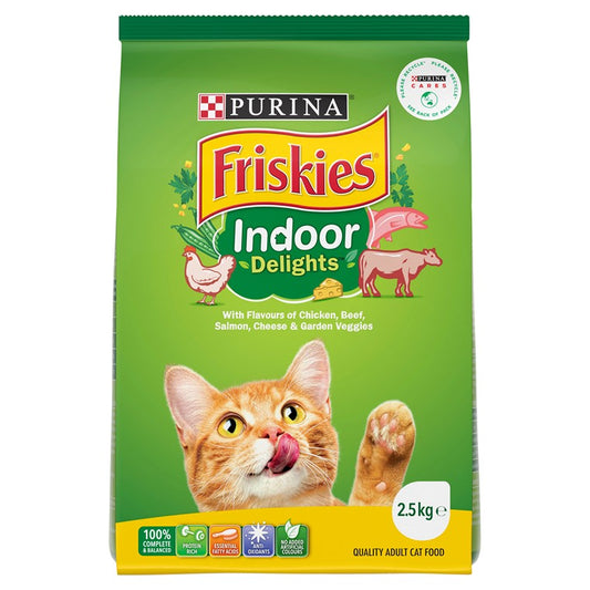 Friskies Adult Indoor Delight, 2.5kg