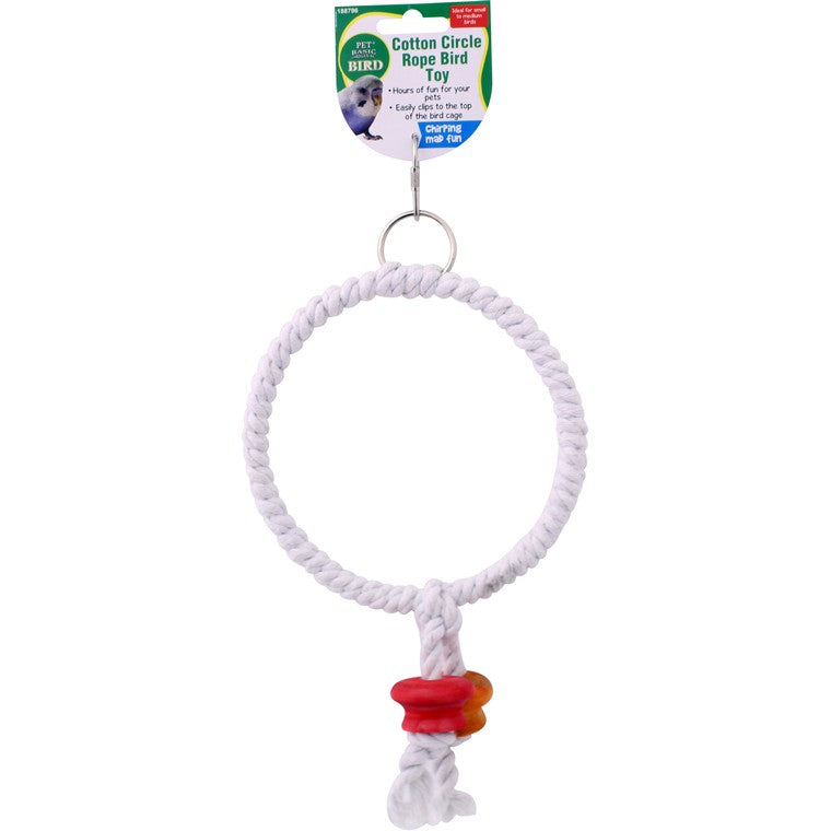 Cotton Circle Rope Bird Swing