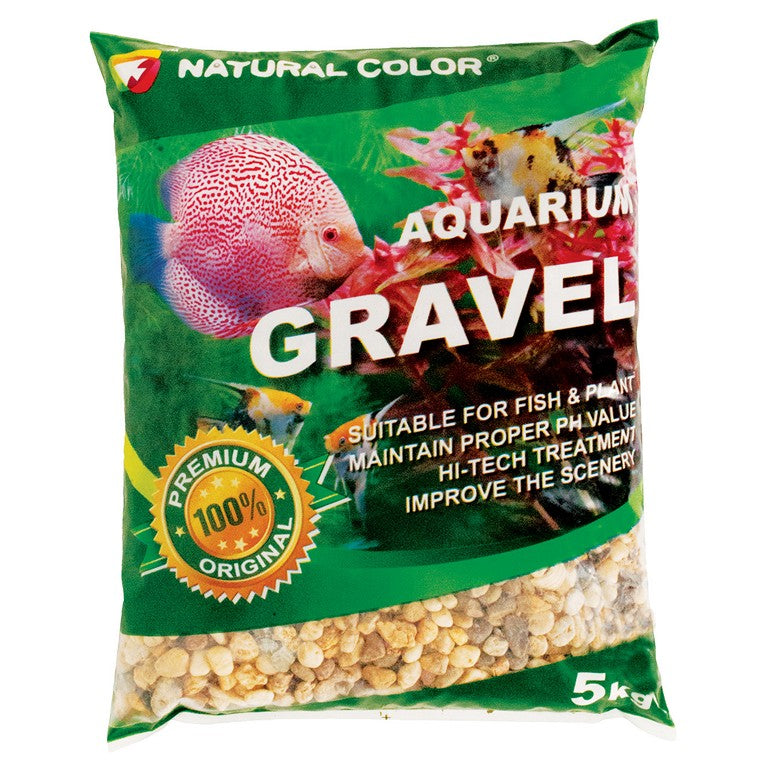 Aquarium Natural Gravel, 5kg