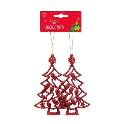 Hanging Glitter Deco, 2pk, Asstd