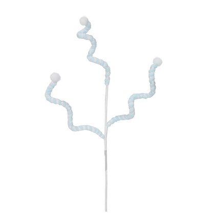 Pastel Plush Spiral Swizzle Stick, 66cm, Asstd