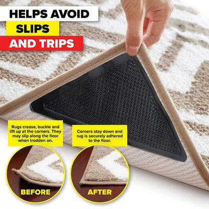 Self Adhesive Rug Grippers, 4pk