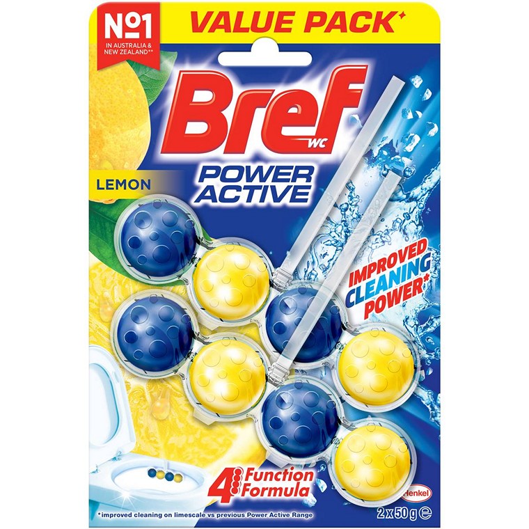 Bref Power Active, Lemon, 2pk