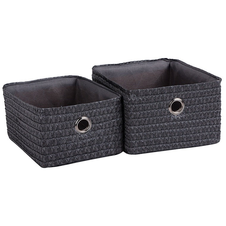 H&G Straw Basket, Set Of 2