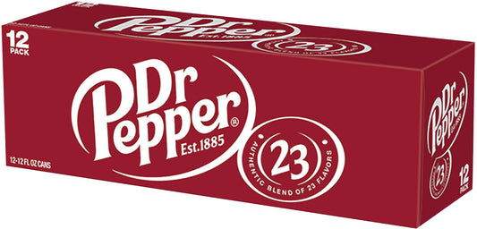 Dr Pepper Soda, 12pk