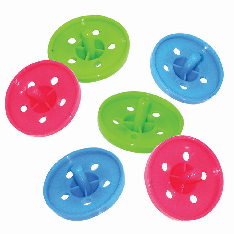 Party Favour Spinning Tops, 6pk