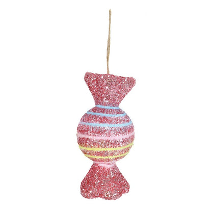 Hanging Sprinkles Candy Pink, 16cm, Asstd