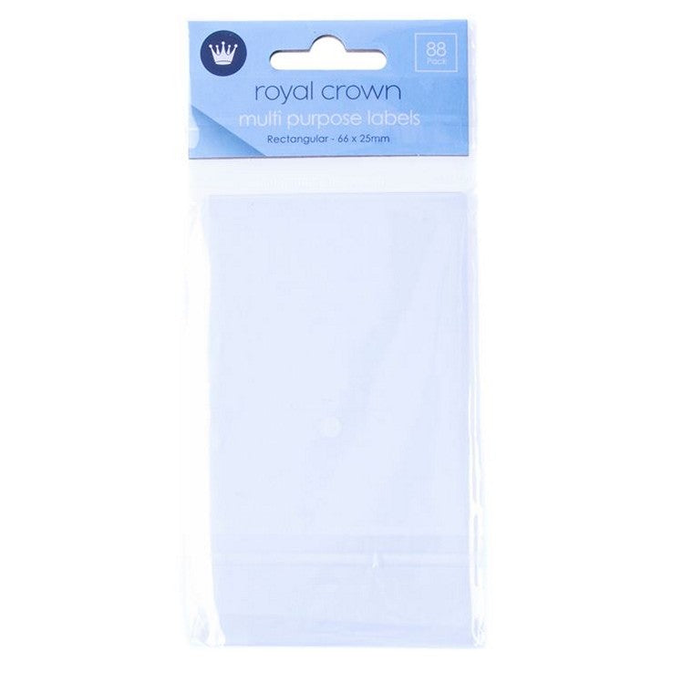 Label, Multi-Purpose, White, 25x66mm, 88pk