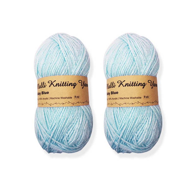 Acrylic Baby Yarn, Blue