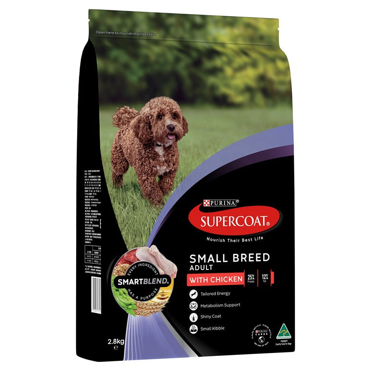 Supercoat Adult Dog Food w/ Chicken, 2.8kg