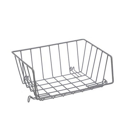 Wire Stackable Storage Basket, 29x22x12cm, 2 Asstd Colours