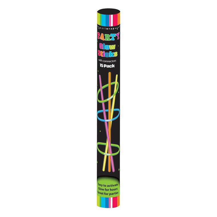 Glow Sticks Tube, 15pk