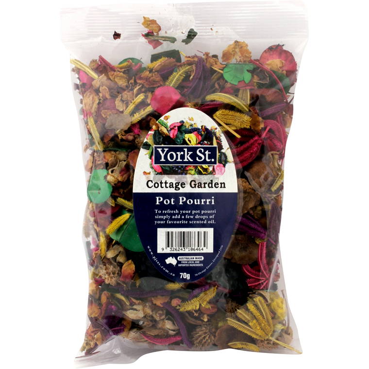 York St Pot Pourri, Scented, 70gm