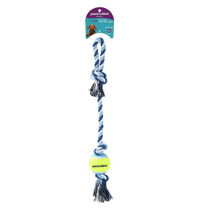 Rope w/ Tennis Ball Tugger, Asstd