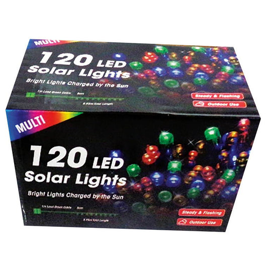 Solar String Lights 120 LED, Multi Colour