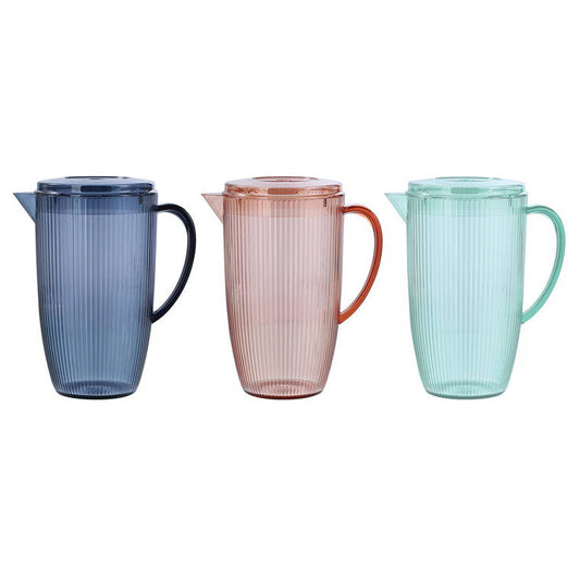 Palm Deco Pitcher, 2.5L, 3 Asstd Colours