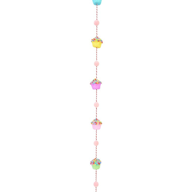 Rainbow Sweets Garland, 2m, Asstd