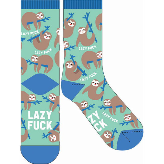 Lazy Sloth Crazy Sock