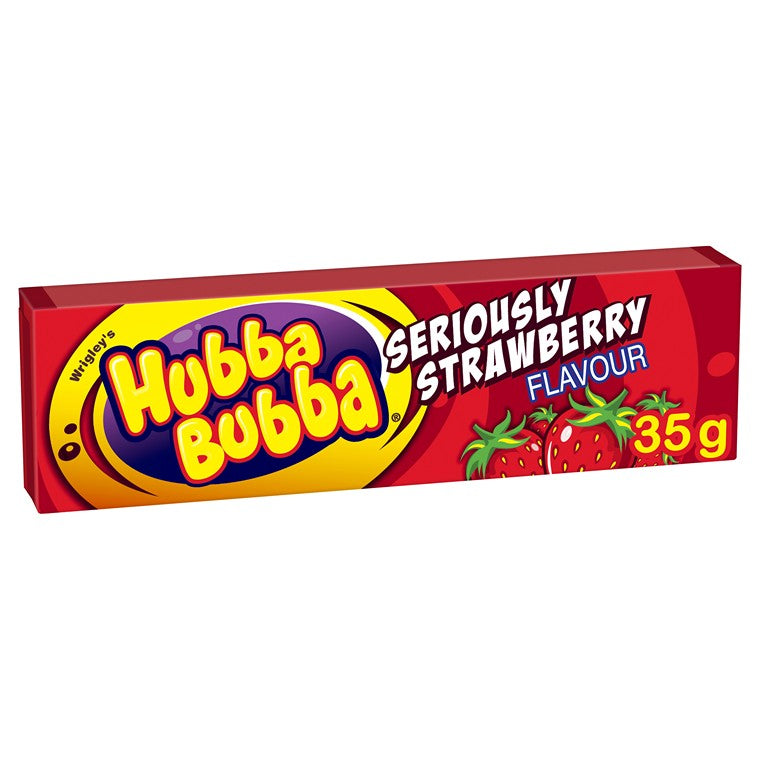 Hubba Bubba Strawberry, 5pc