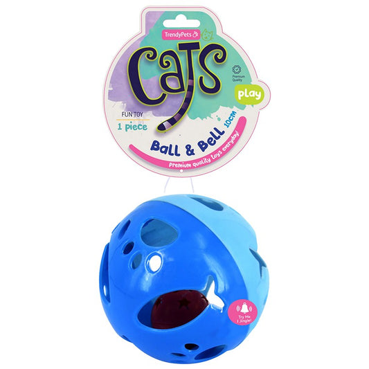 Cat Ball w/ Bell, Asstd