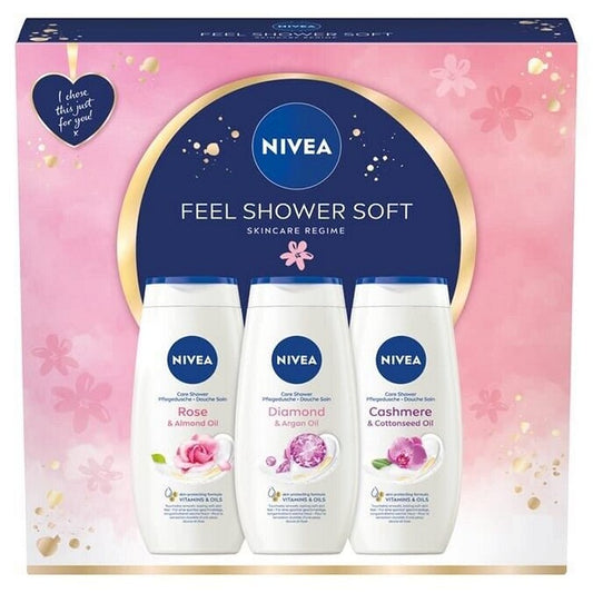 Nivea Feel Shower Soft Set, 3pc