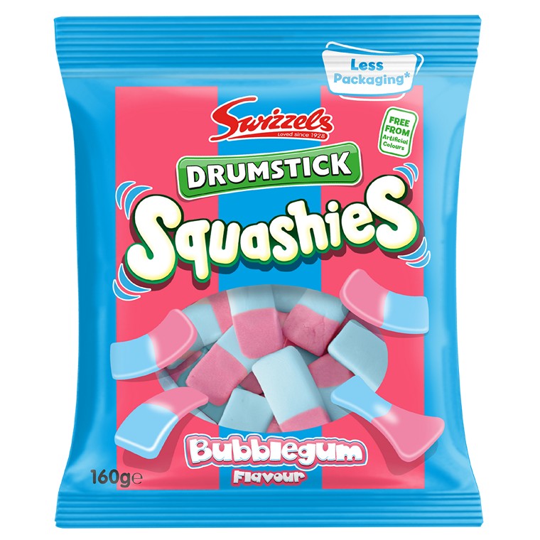 Swizzels Squashies Bubblegum, 160gm