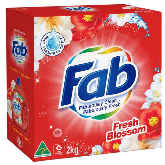 Fab Fresh Blossom Laundry Powder, 2kg