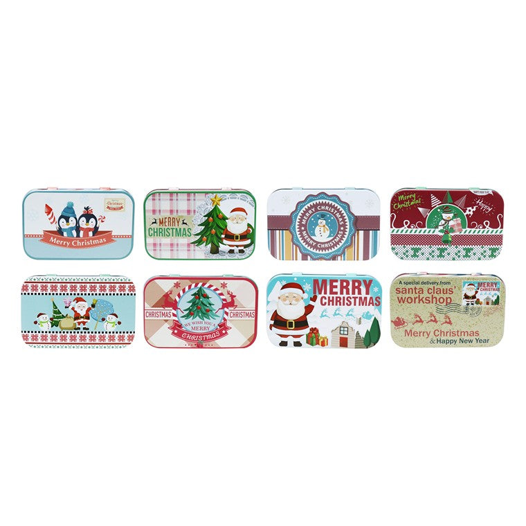 Christmas Mini Retro, Gift Card Tin, Asstd