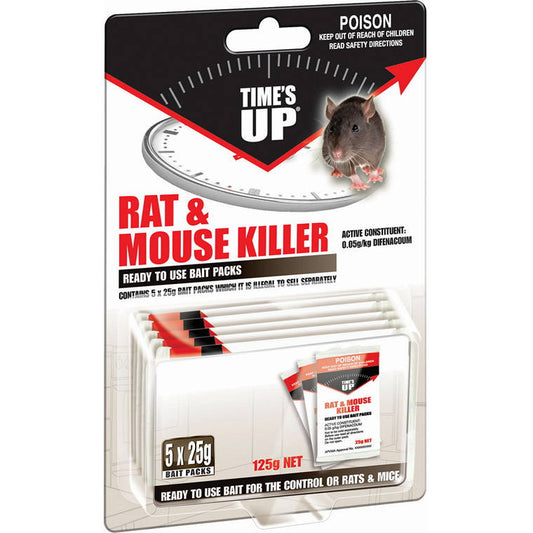 T/Up Rat and Mouse Sachet, 5pk, 25gm