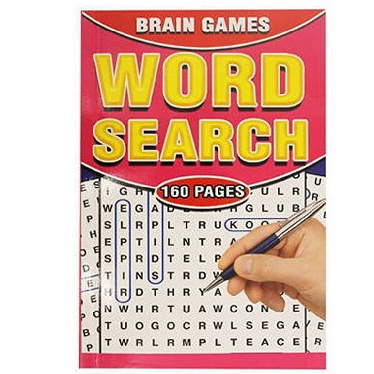 A5 Word Search, Brain Games, 160pgs