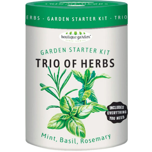 Trio Of Herbs Garden Starter Kit