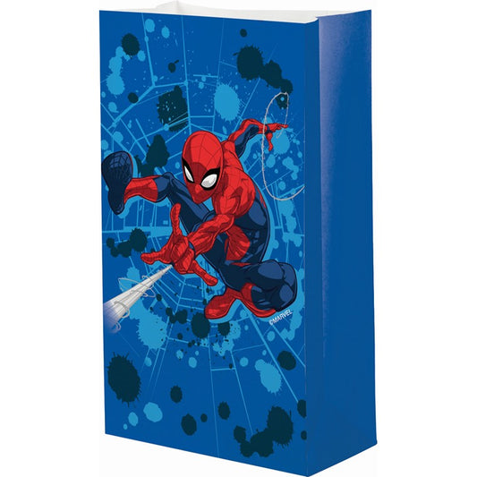 Spiderman Paper Bag, 8pk