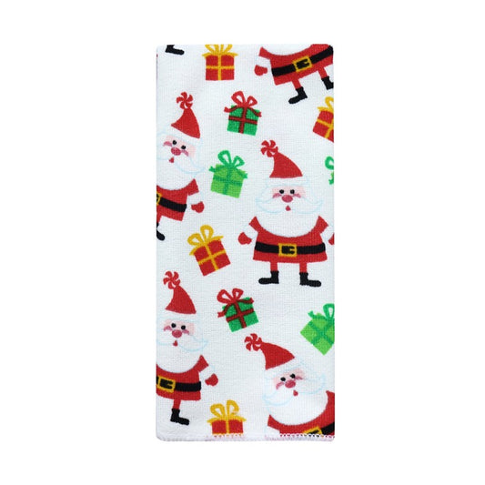 Printed Christmas Tea-Towel, Asstd