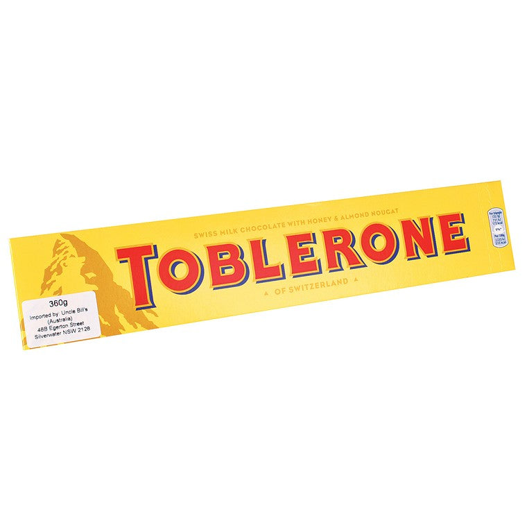 Toblerone Milk Chocolate, 360g