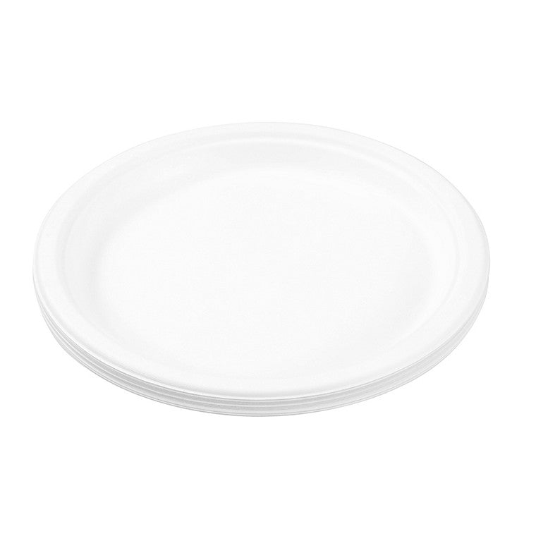 L&L Eco Dinner Plate White, 10pk